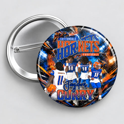 Cottondale Hornets Personalized Button Set
