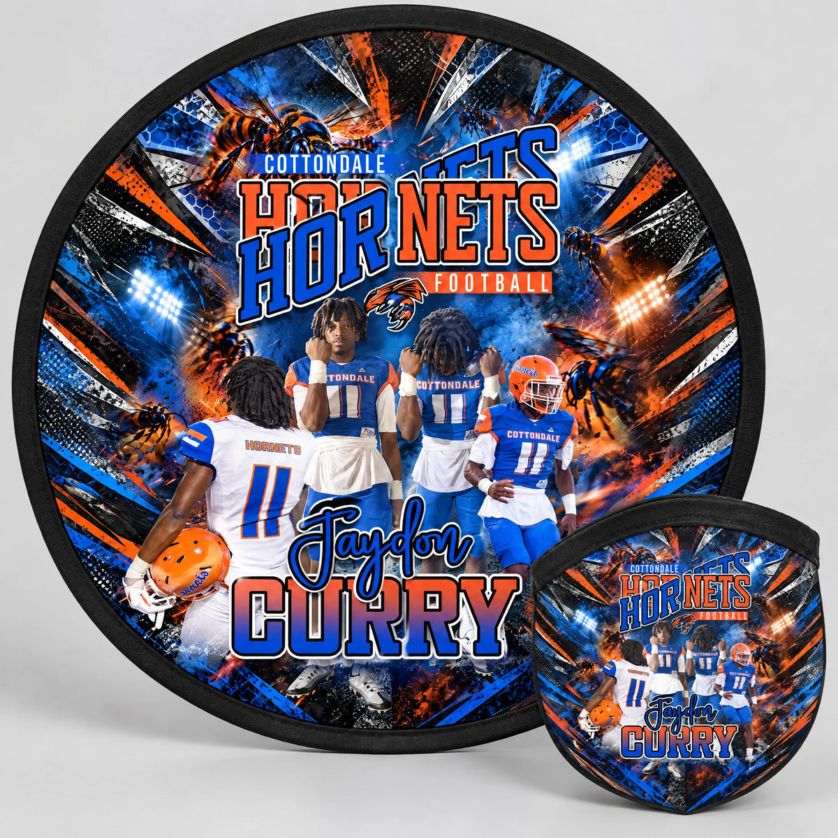 Cottondale Hornets Round Foldable Fan