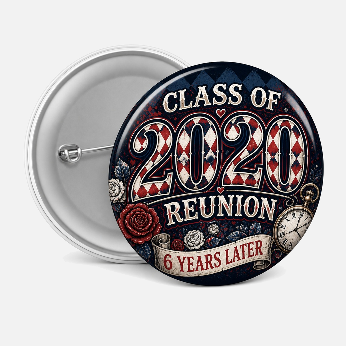 Class of 2020 3-Inch Reunion Pinback Button