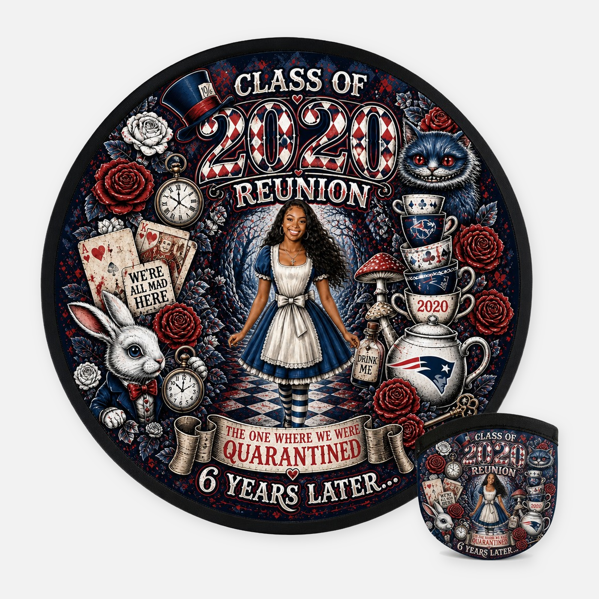 Class of 2020 Round Foldable Fan